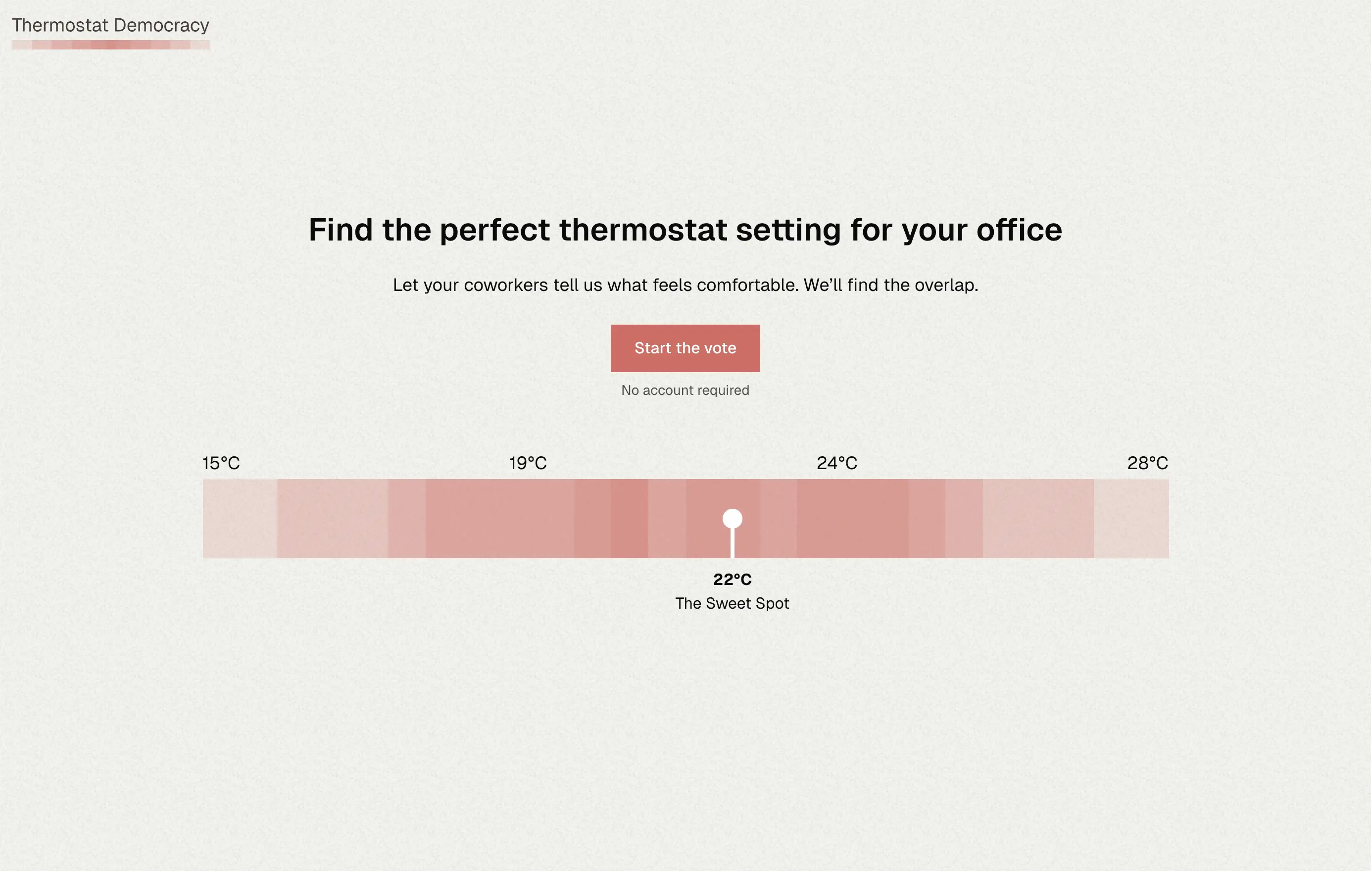Thermostat Democracy screenshot